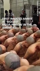 First Inmates Arrive at ‘Biggest Mega-Prison’ in the Americas #shorts