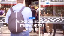 Passengers face long, uncertain wait at Lille station amid rail disruption