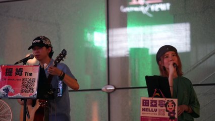 夢醒時分（陳淑樺Sarah Chen) 提姆Tim 田亞寧Kelly 240719街頭金曲串燒 #忠駝論壇 #fyp @yaningtien @shock_rsea