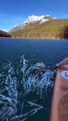Candle Ice season in Banff   #candleice #banff #banffnationalpark #explorecanada #travelalberta #explorealberta #explorecanmore