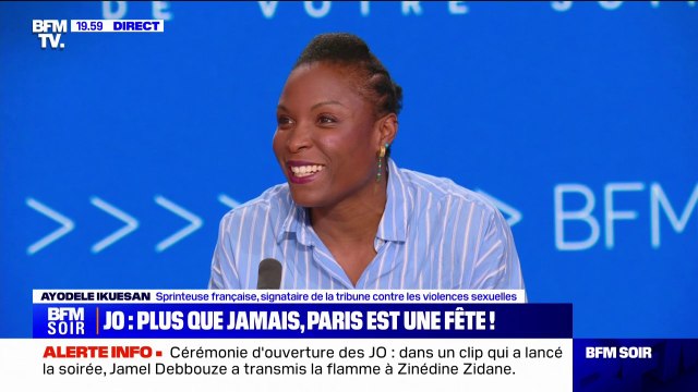 On peut se restaurer dans le bateau, on peut aller se reposer aussi : la sprinteuse Ayodele Ikuesan raconte les coulisses des répétitions de la cérémonie d'ouverture des JO de Paris 2024
