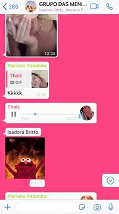 GRUPO DAS MENINAS   WHATSAPP  / chicas en el telefono