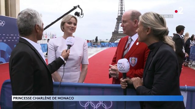 Albert er Charlene de Monaco prets pour les JO.