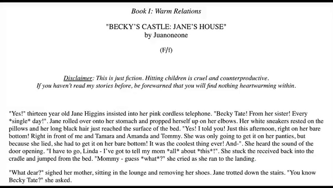 Becky's Castle - Chapter 2 - Jane's House by JuanOneOne