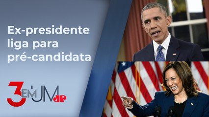 Barack e Michelle Obama declaram apoio à Kamala Harris nas eleições dos EUA