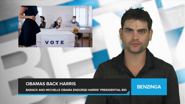 Former President Barack Obama and Former First Lady Michelle Obama Endorse Kamala Harris' Presidential Bid