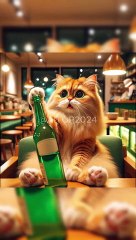 Don't drink and drive  #aicat7 #aiimages #cat #cats #cute #funnycats #kitten #trending #senakirkiz