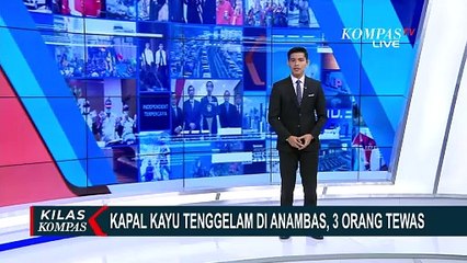 Kapal Kayu Tenggelam di Anambas, 3 Orang Tewas