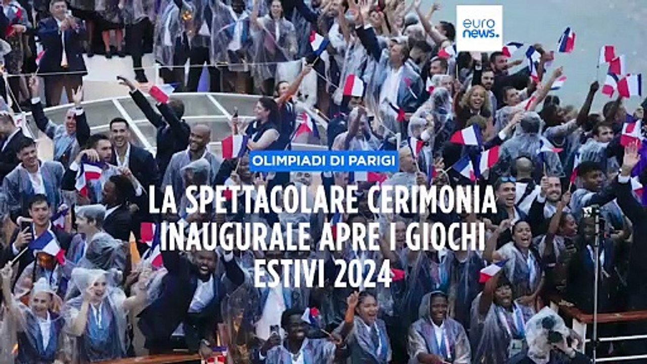 La cerimonia di apertura delle Olimpiadi di Parigi: cominciano i Giochi 2024