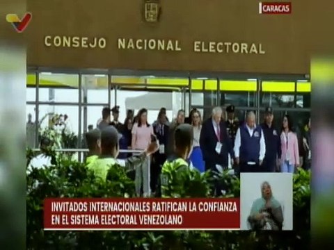 Caracas | Invitados internacionales expresaron su confianza en el sistema electoral venezolano