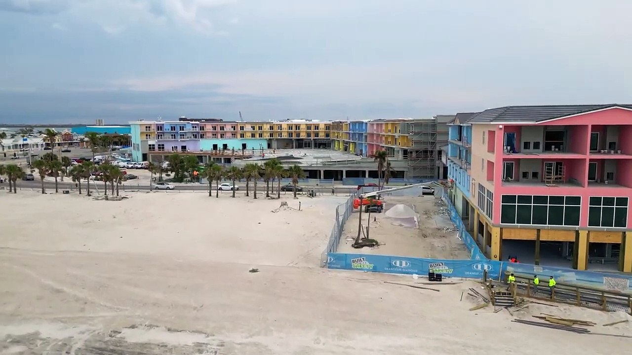 Aerial view of Fort Myers Beach