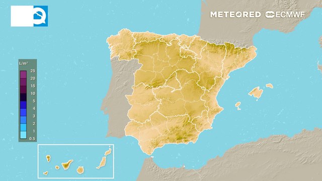 Una DANA dejará chubascos y tormentas en las próximas horas en España