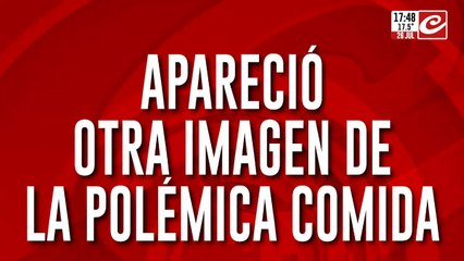 Caso Loan: apareció otra imagen de la polémica comida