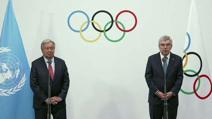 Guterres encontra Bach