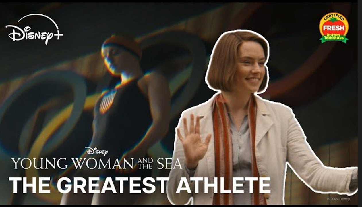 Young Woman and the Sea | 'The Greatest Athlete' - Daisy Ridley | Disney+