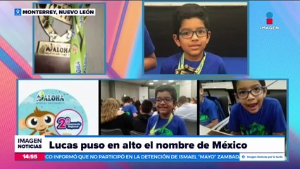 El pequeño Lucas ganó la Competencia Internacional de Matemáticas en España