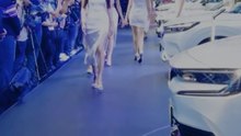 美女车模集体亮相39