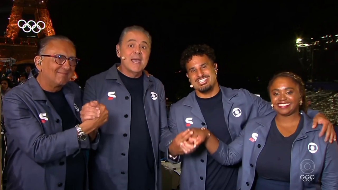 Encerramento da transmissão da Cerimônia de Abertura dos Jogos Olímpicos de Paris na TV Globo (26/07/2024)