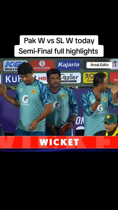 Sri Lanka (W) vs Pakistan (W) | ACC Women's Asia Cup | Semi-Final 2 | Highlights