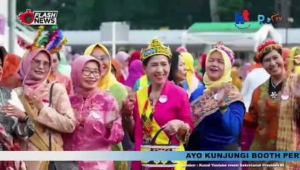 Presiden Jokowi dan Ibu Iriana Hadiri Peringatan Hari Kebaya Nasional  di Jakarta