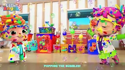 Bubble Party with Bubble Machine - Little Angel Kids Songs & Nursery Rhymes
