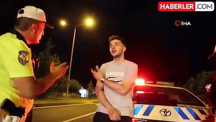 Alkollü sürücü aracı kendisinin kullanmadığını söyledi, kamera kayıtlarını izleyince ikna oldu