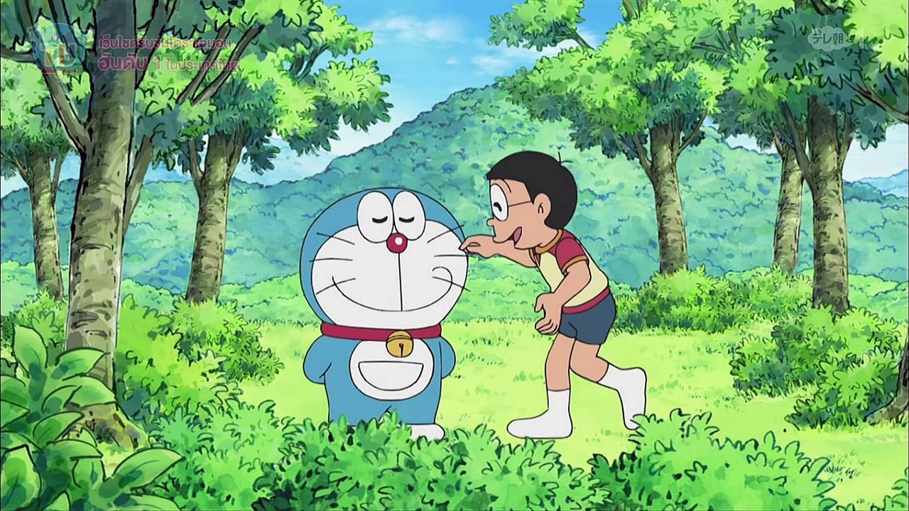 โดราเอมอน ตอนที่ 445A จำลองธรรมชาติไว้ในห้อง
