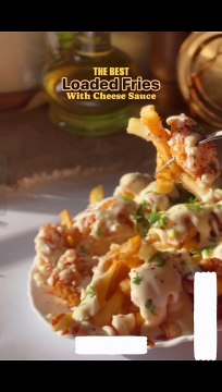 Crispy chicken loaded fries #loaded fries #trending #tasty