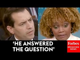 Karine Jean-Pierre & Reporter Spar Over Whether Biden Has Made Rationale For Leaving Race Clear
