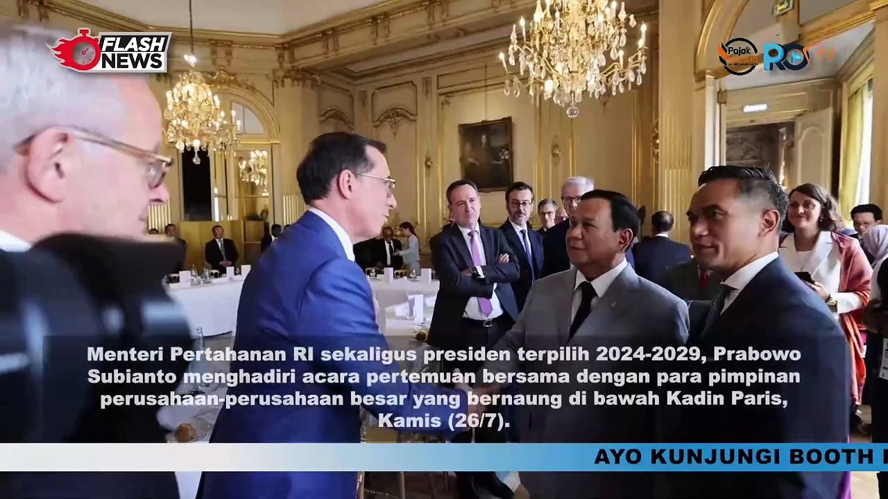 Perkuat Kerjasama Ekonomi, Prabowo Sambangi Bos Perusahaan Besar di Prancis