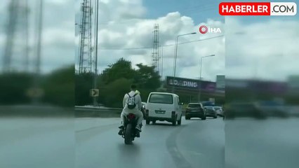 Ceza yememek için düşen plakasını artcısına yapıştırdı Bursa'da ilginç anlar