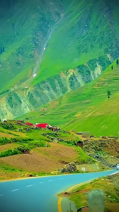 Driving the Beautiful Naran Road Through the Mountains in Mansehra #beautiful #mountains #naran