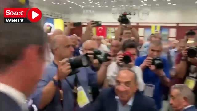 Yüksek Divan Kurulu toplantısına katılan Ali Koç ve Aziz Yıldırım bir araya geldi