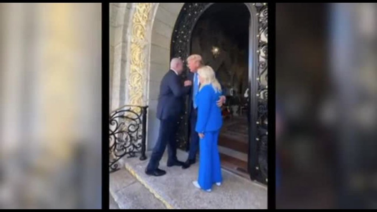 L'incontro fra Benjamin Netanyahu e Donald Trum...