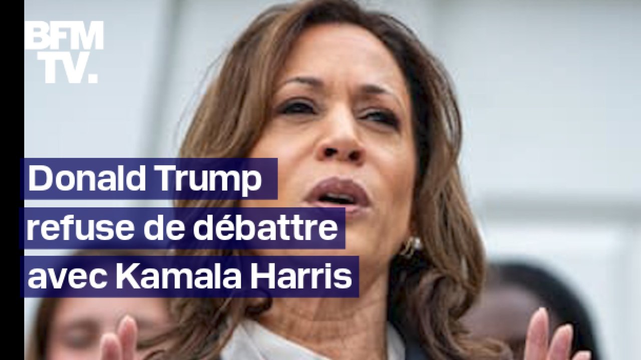 Présidentielle américaine: Donald Trump refuse de débattre avec Kamala Harris