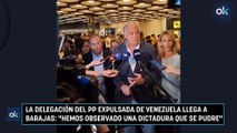 La delegación del PP expulsada de Venezuela llega a Barajas: 