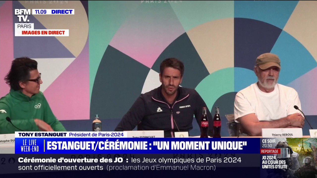 "Un moment unique": Tony Estanguet réagit au lendemain de la cérémonie d'ouverture des Jeux olympiques Paris 2024