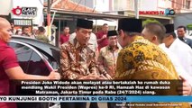 Presiden Jokowi Melayat Ke Rumah Duka Almarhum Hamzah Haz Mantan Wakil Presiden RI 2001-2004
