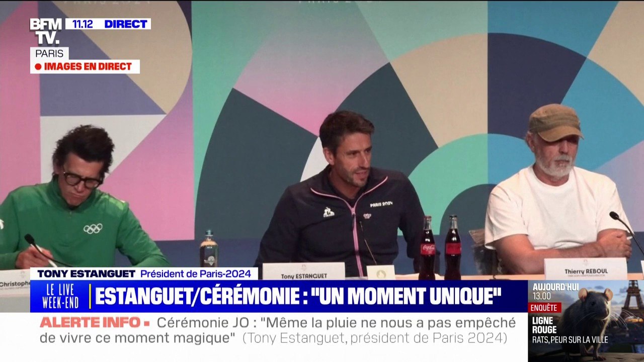 Tony Estanguet: "6.800 athlètes de 205 pays ont défilé" lors de la cérémonie d'ouverture des Jeux olympiques