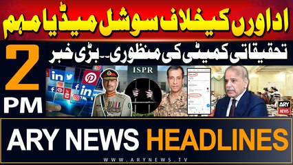 ARY News 2 PM Headlines | 27th July 2024 | PM Approves Investigative Committee