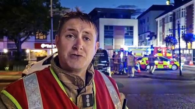 Fire service at Job's Yard Kettering-