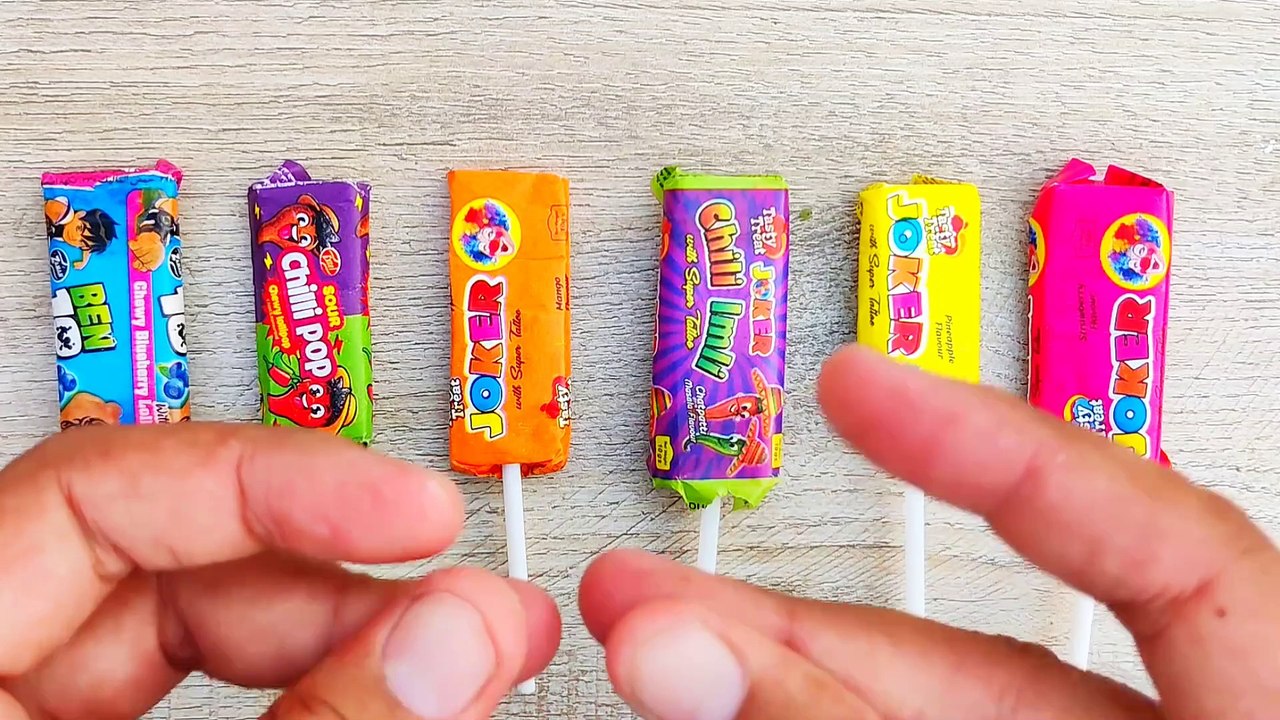 Lollipops Unpacking ASMR  Chupa Chups Big Babol, Alpenliebe Lollipop, Watermelon Lollipops
