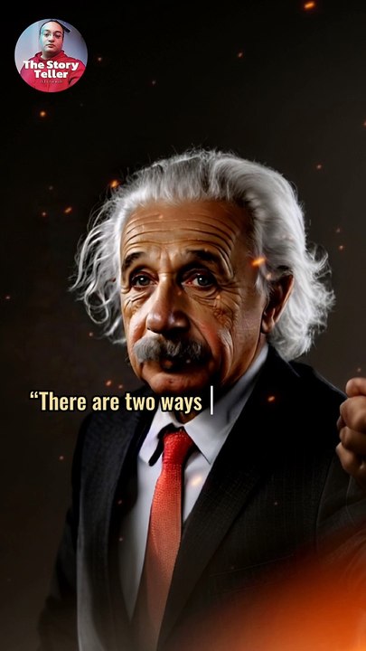 Everything is a miracle by Albert Einstein