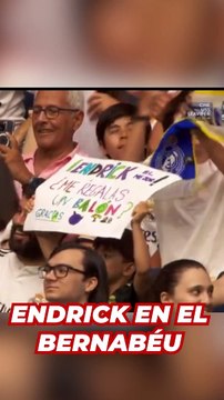 Endrick ya está en el Bernabéu