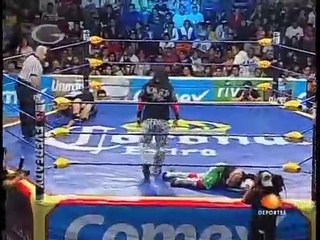 Crazy Boy & Extreme Tiger vs. La Hermandad Extrema ( 2010.02.07 @ AAA Sin Limite Salamanca )