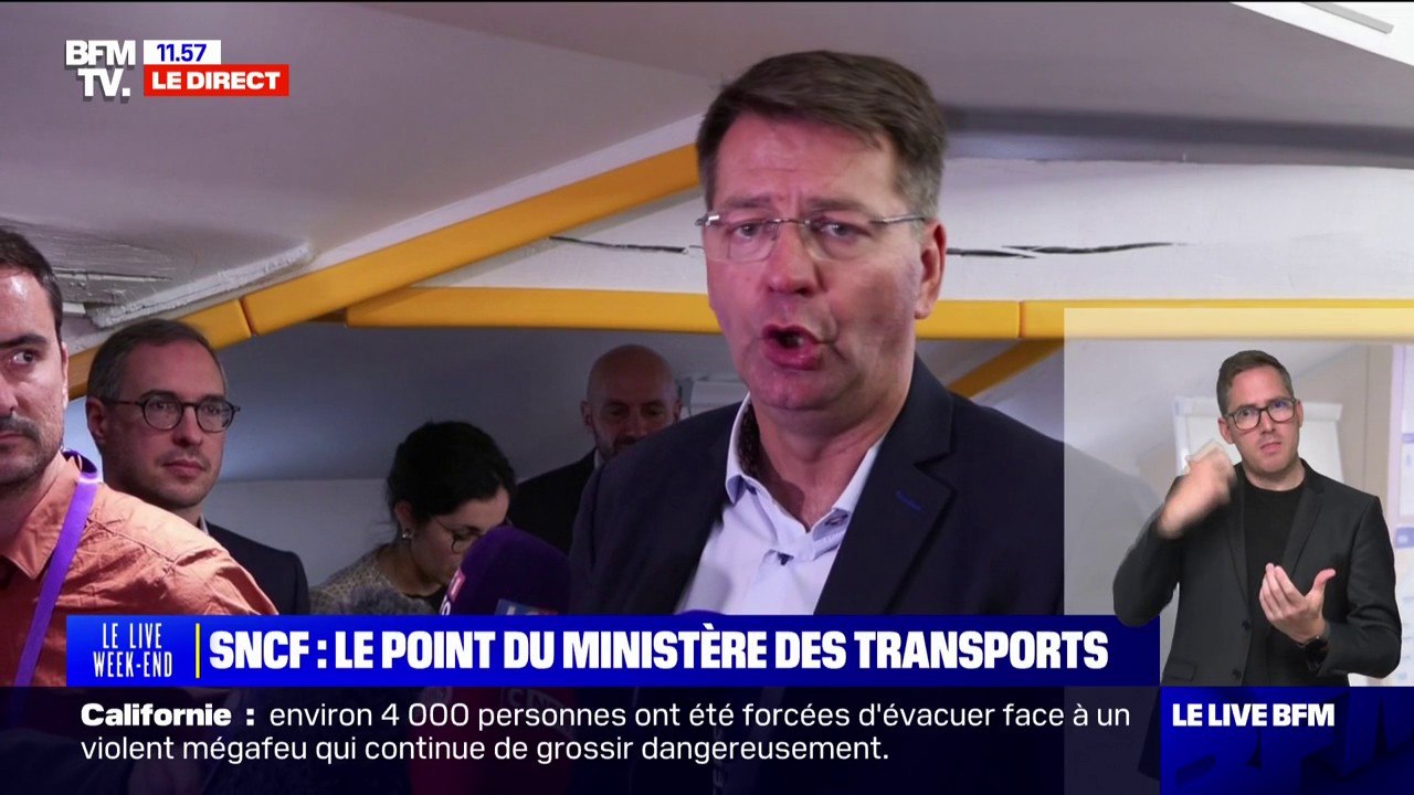 Sabotage SNCF: "Le retour à la normale est prévu pour lundi" assure Patrice Vergriete