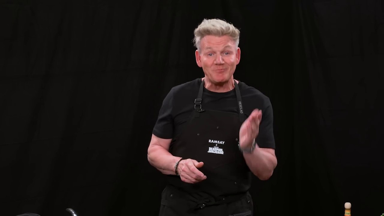 Gordon Ramsay, Ryan Reynolds & Hugh Jackman Compete in a Chimichanga ...