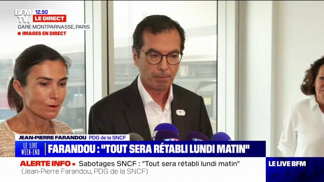 Jean-Pierre Farandou: La SNCF a montré ce qu'elle était: une grande entreprise publique qui sait se mobiliser quand elle est attaquée
