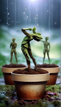 e are nature, we are of the earth . #aiart #generativeart #midjourney #discodiffusion #ai #machinelearning #abstractart #dance #dancing #surrealis #darksurrealism #surrealist #experimental #aftereffects #art