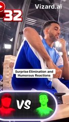 Surprise Elimination and Humorous Reactions